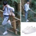 TFBOYS Wang Junkai Wang Yuan Yi Qian Qianxi với cùng một đoạn trắng thấp để giúp giày thể thao sinh viên Hàn Quốc giày thường