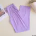 Mùa hè Pajama Quần Nhà Quần của Phụ Nữ Cotton Phương Thức Mỏng Giản Dị Lỏng Thoải Mái Stretch Kích Thước Lớn Thể Thao Quần Yoga