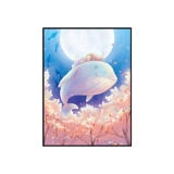 5D Diamond Painting Full Drill Новая модель 2021 спальня мультфильм Дети Дети мечты кит девочка с бриллиантами