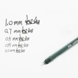 Zhencai Pen Core 0,2 мм черный все полюсные полюсы Детализированное ядро ​​0,2 ручки Core Finance Finance с финансами и тонким рисунком ручки