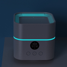 Очиститель воздуха настольного компьютера 桌面负离子空气净化器hepa加湿器香薰机七彩氛围灯室内车载插电款