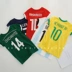 Bé quần áo trẻ em một gia đình bốn romper jumpsuit cha mẹ và con mặc 2018 World Cup bóng đá phù hợp với mùa hè quần áo Liuyi đầy đủ trang trí nội thất áo gia đình Trang phục dành cho cha mẹ và con