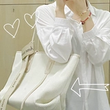 Белая сумка на одно плечо, сумка через плечо, из натуральной кожи, подходит для студента