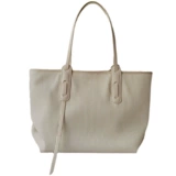 Белая сумка на одно плечо, сумка через плечо, из натуральной кожи, подходит для студента