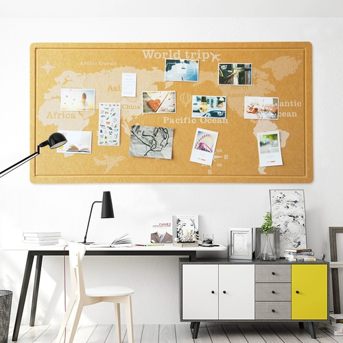 Трехмерная декоративная северная карта головоломка головоломка за головоломка из пробки из флома -стена наклеивание Photo Wall Office Cultural Wall стена