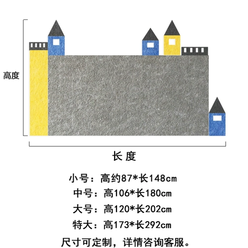 Детский сад тема настенная кольцо столичная касленная доска для платы Прогрессивная культурная стена пластырь платы Bulletin Board Foine Wall Patch Patch
