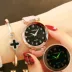 (gửi pin + vòng đeo tay) đồng hồ nữ sinh viên Hàn Quốc phiên bản đơn giản của đồng hồ nữ điện tử đồng hồ nữ - Vòng đeo tay Cuff