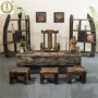 Rắn gỗ bàn trà gỗ nội thất và ghế kết hợp của keel kung fu bàn trà bàn trà cổ thuyền và chủ trì phối hợp của thuyền gỗ cũ - Bàn trà bàn trà hiện đại