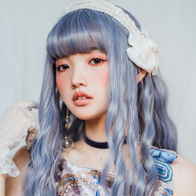 taobao agent 【Vanyar】Daily Japanese lolita girl wig + water pattern volume + seven -color optional spot