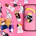 Acrylic phim hoạt hình Nhật Bản và Hàn Quốc Harajuku phong cách vỏ điện thoại di động vá DIY tùy chỉnh vòng chìa khóa điện thoại di động vòng trâm treo đồ trang trí