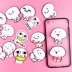 Acrylic phim hoạt hình dễ thương QQ WeChat vui biểu hiện gói vỏ điện thoại di động vá trâm treo đồ trang trí DIY huy hiệu tùy chỉnh ghim cài áo vest Trâm cài