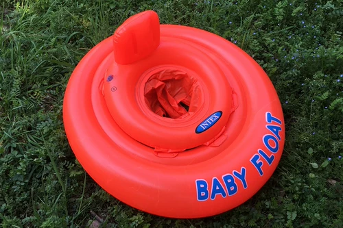 Intex, мультяшный плавательный круг, игрушка для младенца, увеличенная толщина