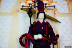 Cho thuê Yin Yang Shi Ghost làm cho quần áo COS trắng đen COSPLAY hoạt hình trò chơi hoạt hình đạo cụ kimono liềm nam - Cosplay cosplay violet evergarden Cosplay