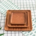 Nhật Bản phong cách tối pallet gỗ rắn khay gỗ hình chữ nhật khay gỗ rắn khay gỗ khay đĩa khay nướng thịt nướng khay - Tấm