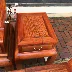 Gỗ hồng mộc Burmese đồng bằng ánh sáng 123 bộ ghế sofa kết hợp của sáu trái cây gỗ hồng lớn Ming phong cách gỗ gụ cổ điển - Bộ đồ nội thất bộ bàn ghế thông minh Bộ đồ nội thất