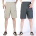 Mùa hè trung niên quần short nam cha nạp phần mỏng người đàn ông trung niên của quần bãi biển năm quần cũ quần âu quan dui nam Quần short
