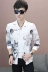 Áo khoác nam Hàn Quốc phiên bản của xu hướng của Slim đẹp trai mùa hè của nam giới quần áo kem chống nắng quần áo 2018 mùa xuân và mùa thu mới áo khoác giản dị áo khoác vest Áo khoác
