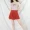 Dễ thương đơn giản ngọt ngào Hàn Quốc sinh viên bảo thủ ngực nhỏ suối nước nóng dày lên thu thập nhỏ nước hoa gió một mảnh áo tắm phụ nữ - Bộ đồ bơi One Piece