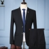 Playboy phù hợp với phù hợp với nam giới kinh doanh mùa xuân và mùa thu phù hợp với cuộc phỏng vấn nghề nghiệp đang được cải tạo hai mảnh chú rể áo sơ mi nam Suit phù hợp