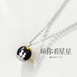 Оригинальное универсальное ожерелье, брендовая цепочка до ключиц, серебро 925 пробы, простой и элегантный дизайн, в корейском стиле