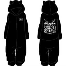 Аниме футболки/шляпы/одежда 神域刀剑桐人长袖连体睡衣二次元套装动漫周边秋冬情侣家居服