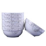 Миска с лапшой [4/6 установка] Миска Домашняя чаша для лапши миски, большие рисовые чаши пузырьковые чаши для лапши Керамическая посуда набор посуда Микроволновая печь