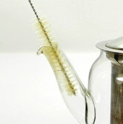 Японский ершик для бутылочки, комплект, щетка, моющее средство для бутылочек, заварочный чайник, трубочка, 4 предмета