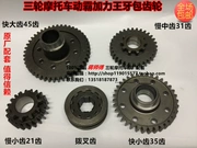 Zongshen Futian ba bánh xe máy bạo chúa buộc Wang răng nhanh và chậm răng bánh sau hỗ trợ ban đầu - Xe máy Gears