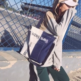 Сумка на одно плечо, шоппер, брендовый ремешок для сумки, универсальный тканевый мешок, 2020, в корейском стиле