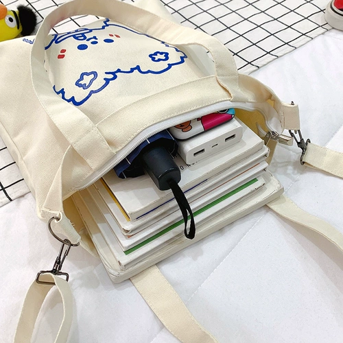 Сумка через плечо, вместительный и большой шоппер, брендовая льняная сумка, тканевый мешок