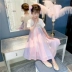 Váy bé gái 2019 mới mùa hè váy bé trai công chúa váy nước ngoài quần áo trẻ em mùa hè phong cách Trung Quốc Hanfu - Váy