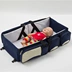 Túi đựng đồ nhiều chức năng lớn có thể gập lại cũi túi xách tay cho bé và túi xách ra giường du lịch xách tay - Túi / túi Baby