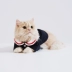 Mùa xuân và mùa hè 2019 mới áo cổ áo thủy thủ chó quần áo Hàn Quốc trang phục thú cưng đích thực 丨 Sniff - Quần áo & phụ kiện thú cưng