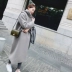 Mùa thu và mùa đông mặc mới của Hàn Quốc phụ nữ dày áo len nữ phần dài trên đầu gối áo len là mỏng triều mùa đông