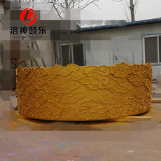 Барабан 哈尼克孜【千年的祈福】梦回敦煌 大鼓底座 舞蹈鼓道具实木可