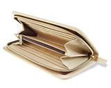 Бесплатная транспортная стойка подлинная Avon Simple Snake Wallet (белая слоновая кость) Money Clip Multi -Layer Card