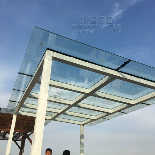 Ченгду алюминиевый сплав Стальная конструкция солнечная комната зажимная жвачка сталь стальная затененная занавеска