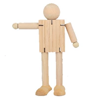 Большой деревянный робот, «сделай сам», 1 шт