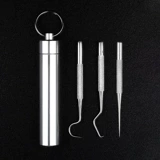 304 Стоматологическая зубная стоматолога из нержавеющей стали Dental Dental Set Seat Tool Clear Care Portable Portable