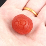 Натуральные красные бусины, украшение-шарик, агатовый браслет