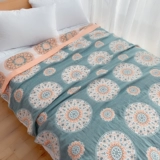 Марлевое хлопковое полотенце для двоих, летнее прохладное одеяло для сна, детский диван