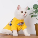 Модная бренда одежда для кошачьего кота весна и лето милая британская короткая толстовка Гарфилда Антивир