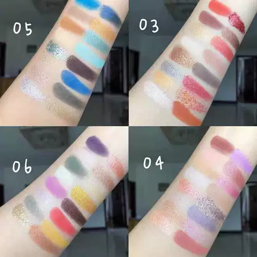 National geographic, матовые палетка теней, шесть цветов, в коричневых тонах, на каждый день