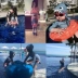 Bộ đồ bơi một mảnh của Shark 4 cho trẻ em 2 bộ phim hoạt hình dễ thương 3 bé trai và bé gái cho bé 1 kỳ nghỉ hè suối nước nóng