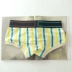 Thời trang nam đồ lót nam Cotton boxer eo ngắn U thiết kế lồi cá tính sọc boxer quần lót nữ cao cấp Vòng eo thấp