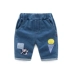 Quần jean mùa hè trẻ em mùa hè mới cho bé năm quần trẻ em mặc quần thun bé trai quần short denim - Quần jean