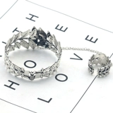 Браслет, ретро кольцо, модный комплект, декор, европейский стиль