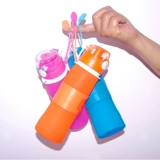 Портативный складной силиконовый герметический клей для воды, чайник для спортзала, грелка для рук