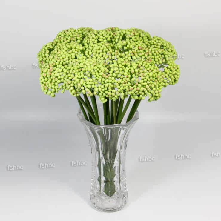 高仿真花多肉植物绣球果果假花塑料花植物墙微景观插花材料