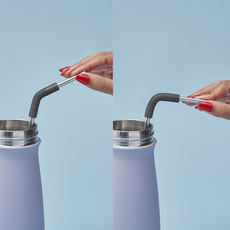 Коктейльные трубочки 美国正品swell不锈钢吸管套装4个吸管和1个吸管刷